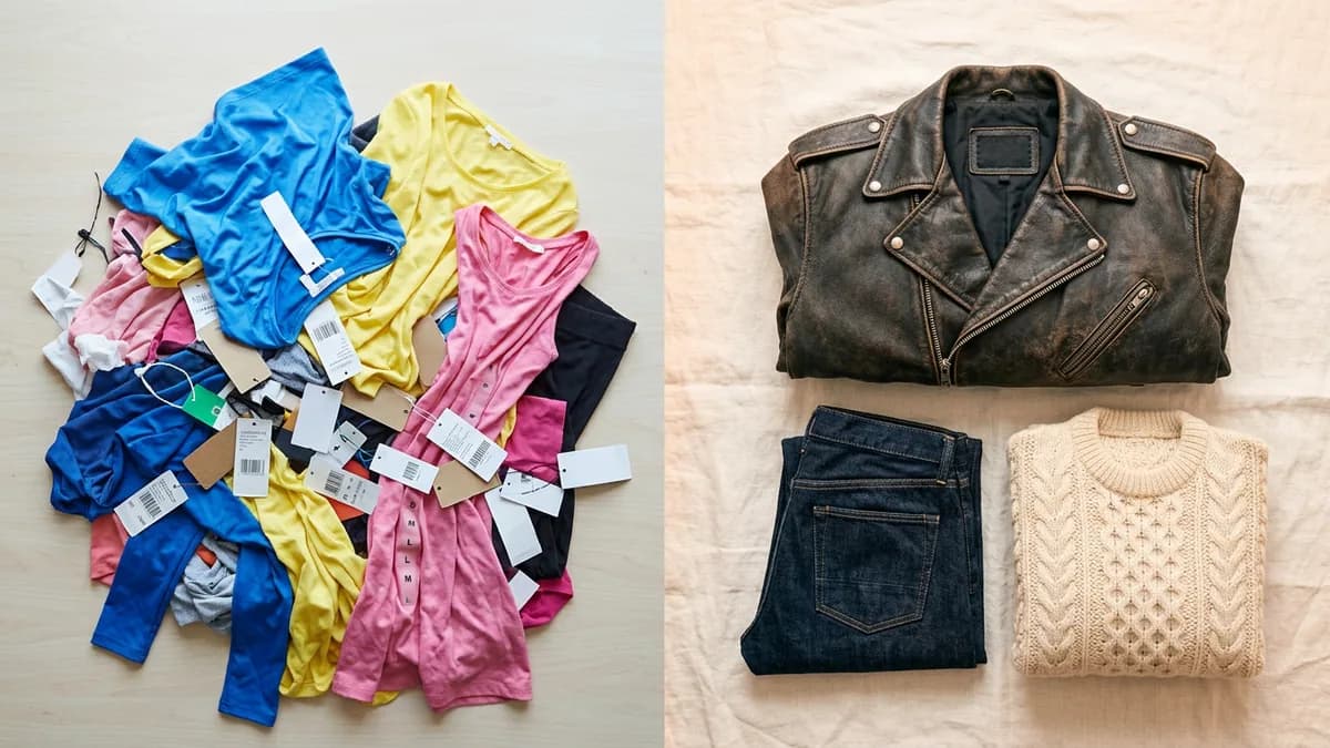 Fast fashion vs second hand — porównanie cyklu, kosztów i konsekwencji