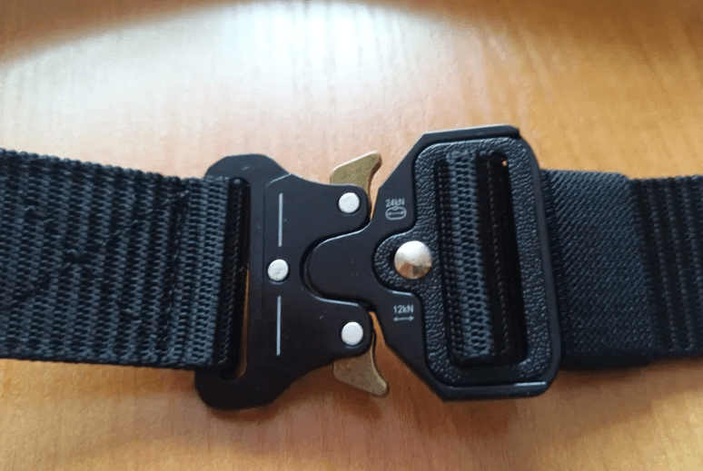 Pasek parciany taktyczny wojskowy czarny survival 125cm – zdjęcie 1